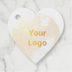 Einfaches, minimales und individuelles Logo Geschenkanhänger