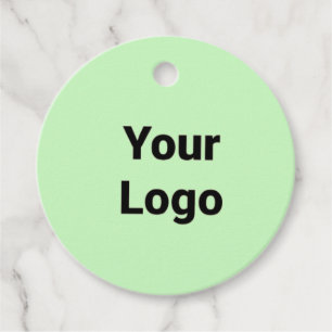 Einfaches, minimales und individuelles Logo Geschenkanhänger