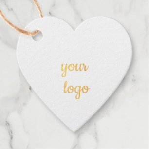 Einfaches, minimales und individuelles Logo Geschenkanhänger