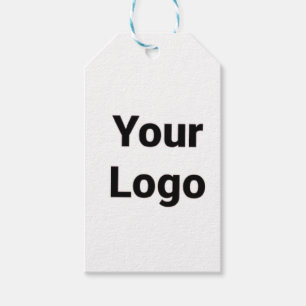 Einfaches, minimales und individuelles Logo Geschenkanhänger