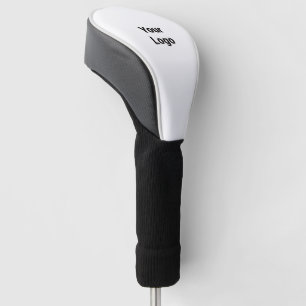 Einfaches, minimales und individuelles Logo Golf Headcover