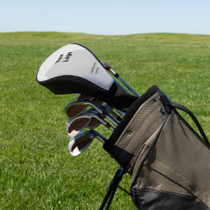 Einfaches, minimales und individuelles Logo Golf Headcover