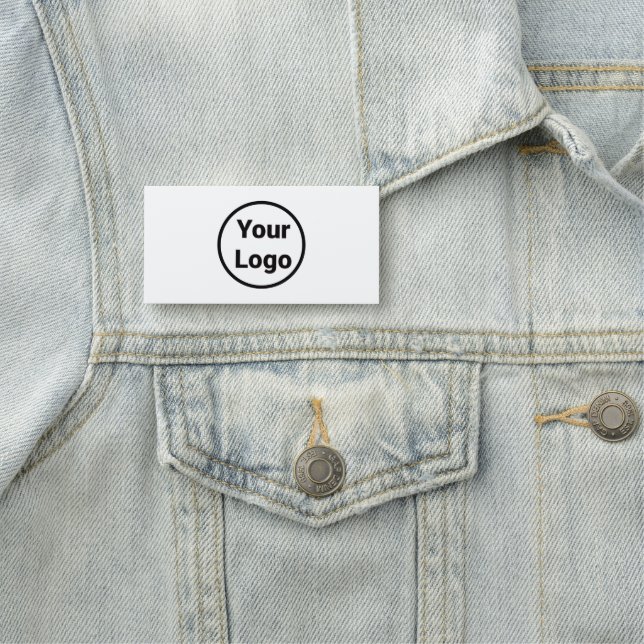 Einfaches, minimales und individuelles Logo Namensschild (Beispiel)