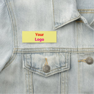 Einfaches, minimales und individuelles Logo Namensschild