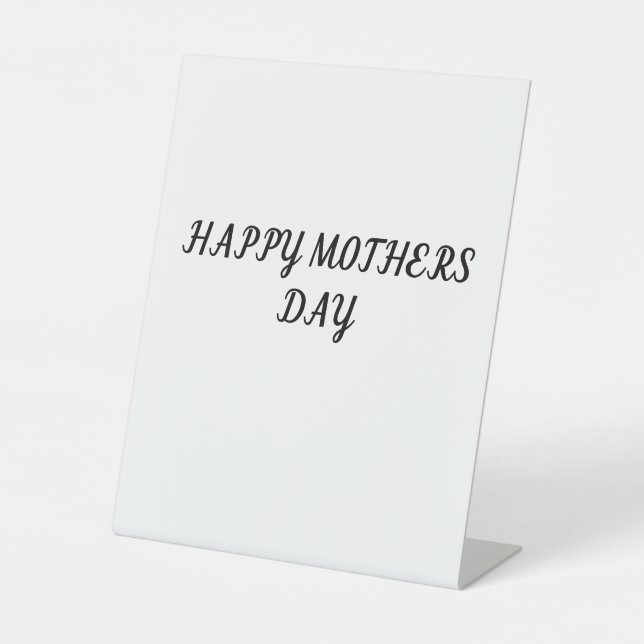 Einfaches, minimales und individuelles Logo Sockelschild (Vorderseite)