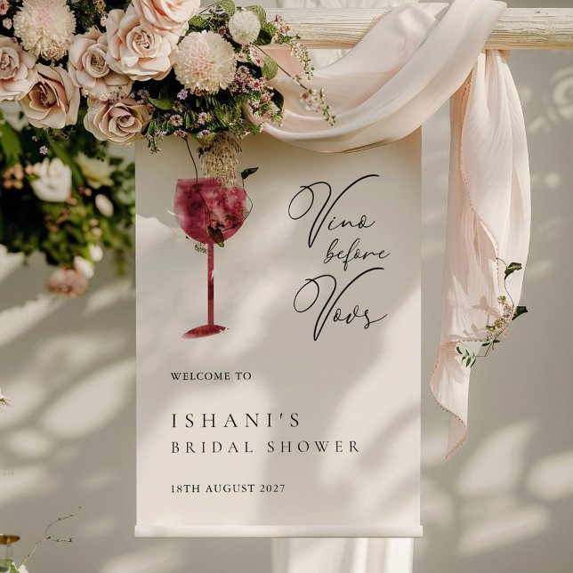 Einfaches Minimalistisches Brautparty Begrüßungsze Poster (Simple Minimalist Bridal Shower Welcome Sign)