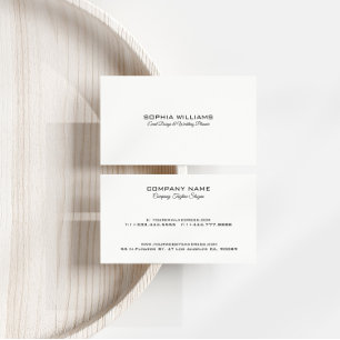 Einfaches minimalistisches Design, benutzerdefinie Visitenkarte