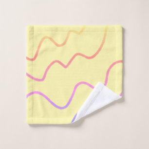 Einfaches minimalistisches elegantes benutzerdefin waschlappen