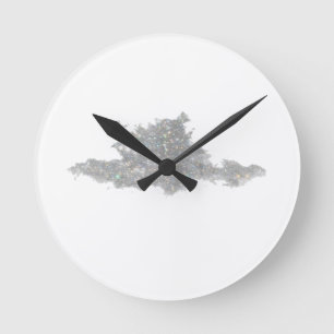 Einfaches minimalistisches elegantes individuelles runde wanduhr