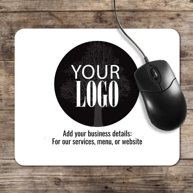 Einfaches Minimalistisches Firmenlogo Mousepad (Add your logo Mouse pad)