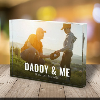 Einfaches Minimalistisches Foto Daddy and Me Custo