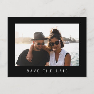 Einfaches minimalistisches Foto rett Ankündigungspostkarte