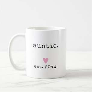 Einfaches minimalistisches Herz benutzerdefinierte Kaffeetasse