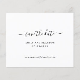 Einfaches Minimalistisches Hochzeitbudget speicher