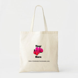 Einfaches Minimalistisches Logo Werbeunternehmen Tragetasche