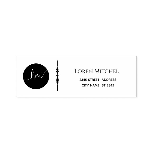 Einfaches, minimalistisches, monogramm-elegantes G Permastempel (Design)