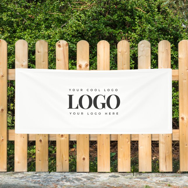 Einfaches Minimalistisches Rectangle-Business-Logo Banner (Von Creator hochgeladen)