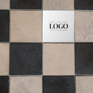 Einfaches Minimalistisches Rectangle-Business-Logo Fliese