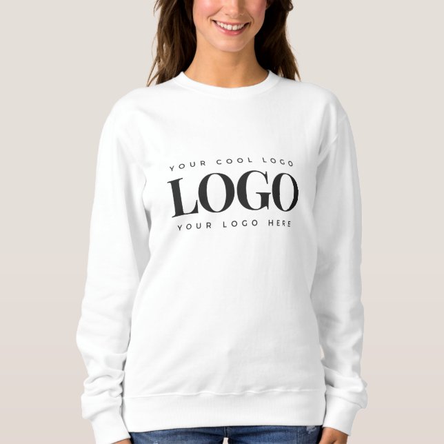 Einfaches Minimalistisches Rectangle-Business-Logo Sweatshirt (Vorderseite)