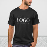 Einfaches Minimalistisches Rectangle-Business-Logo T-Shirt<br><div class="desc">Dieser elegante T - Shirt wäre sowohl für den geschäftlichen als auch für den privaten Gebrauch ideal. Fügen Sie einfach Ihr eigenes Logo hinzu,  indem Sie auf "Personalisieren" klicken.</div>