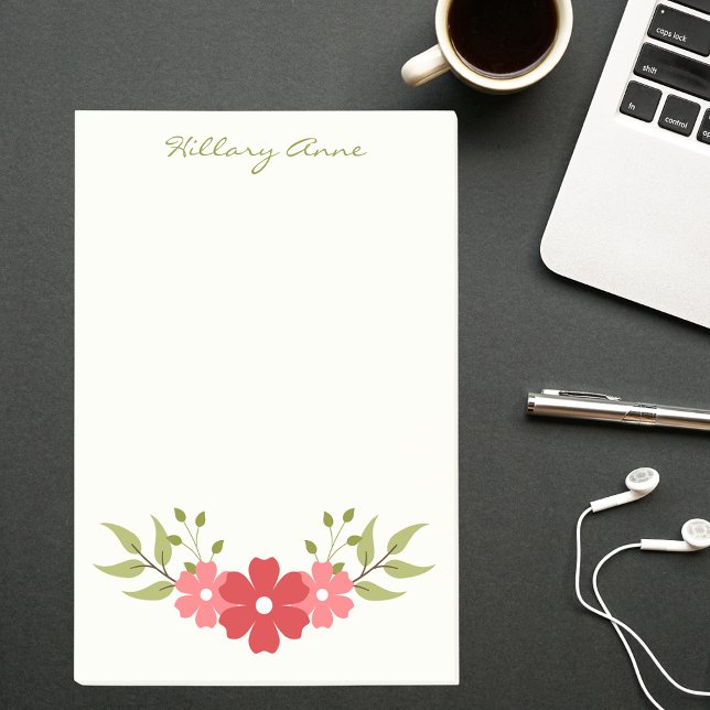 Einfaches Minimalistisches Rot & Rosa Klassisch El Post-it Klebezettel (Von Creator hochgeladen)