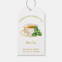 Einfaches Minztee-Hängeschild Geschenkanhänger