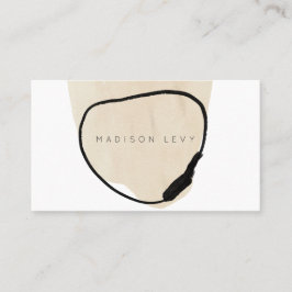 Einfaches modernes Abstraktes Kunsthandwerk Terminkarte