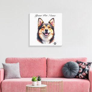 Einfaches modernes benutzerdefiniertes Design mit  Leinwanddruck