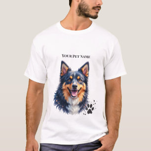 Einfaches modernes benutzerdefiniertes Design mit T-Shirt