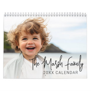 Einfaches modernes benutzerdefiniertes Foto - 14 B Kalender