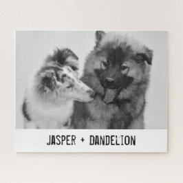 Einfaches, modernes Foto für Haustiere oder Person Puzzle