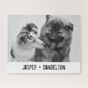 Einfaches, modernes Foto für Haustiere oder Person Puzzle