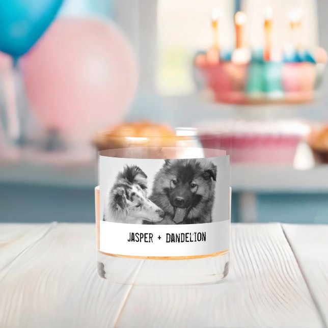 Einfaches, modernes Foto für Haustiere oder Person Whiskyglas (Insitu (Baby Party))