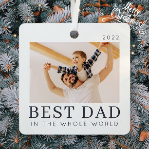 Einfaches, modernes Foto mit individueller Note Ornament Aus Metall