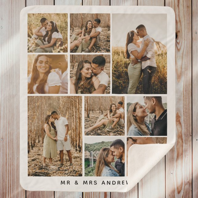 Einfaches, modernes Fotomaterial Lovely Couple Sherpadecke (Von Creator hochgeladen)