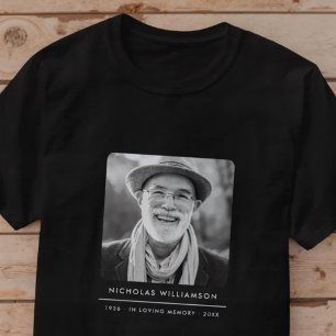 Einfaches modernes Gedenk Erinnerungsbild mit indi T-Shirt