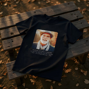 Einfaches modernes Gedenken Erinnerungsbild benutz T-Shirt