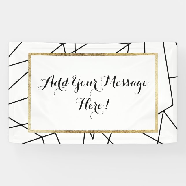 Einfaches modernes geometrisches banner (Horizontal)