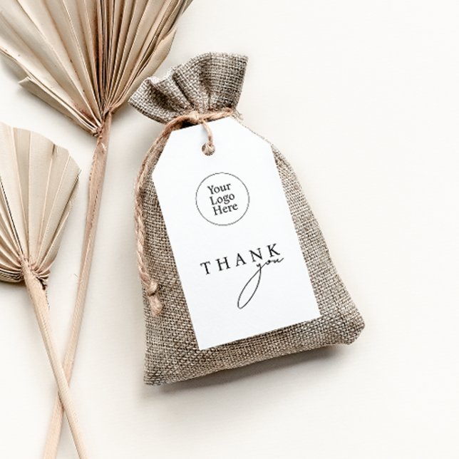 Einfaches Modernes Geschäft Danke-Hängeschild Geschenkanhänger (Von Creator hochgeladen)