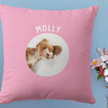 Einfaches, modernes Girl Pet Foto Personalisiert P