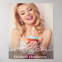 Einfaches modernes Happy Birthday Foto