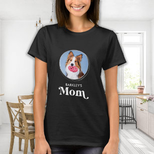 Einfaches, modernes Mama-Hund-Foto T-Shirt