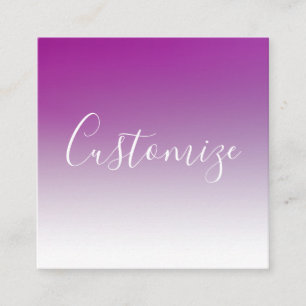 Einfaches modernes minimalistisches violettes Ombr Begleitkarte