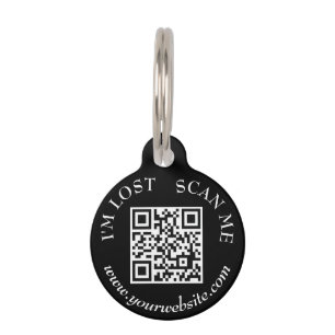 Einfaches Modernes Scanne mich, wenn Hund Katze sc Haustiermarke