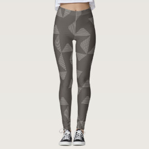 Einfaches, modernes, trendiges geometrisches Muste Leggings