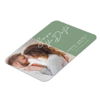 Einfaches modernes Typografie-Foto Save the Date