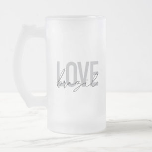 Einfaches, modernes, urbanes, cooles Design Liebt  Mattglas Bierglas