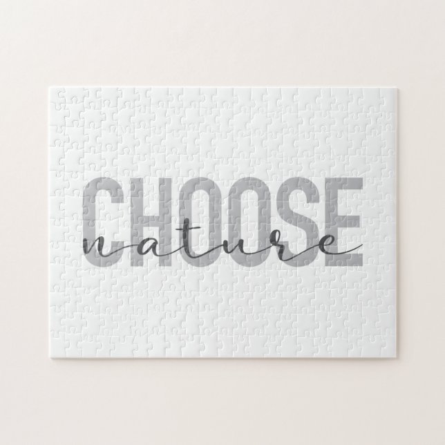 Einfaches, modernes, urbanes, cooles Design Wählen Puzzle (Horizontal)