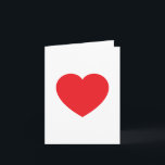 Einfaches modernes weißes rotes Liebesherz-Grafikd Karte<br><div class="desc">Einfache minimalistische moderne Designs. Sie sind alle einfach,  attraktiv,  einzigartig.</div>