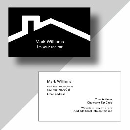 Einfaches modernes Wohndesign Visitenkarte